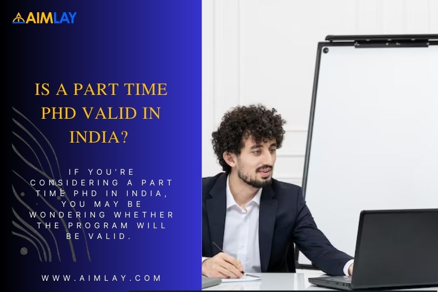 part time phd duration in india