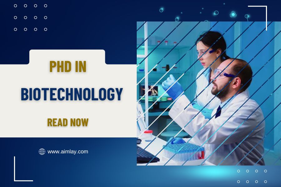 phd in biotechnology us