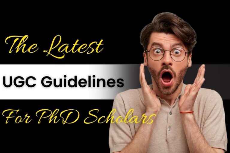 UGC Guidelines 2024 PhD Scholars PhD Degree Aimlay