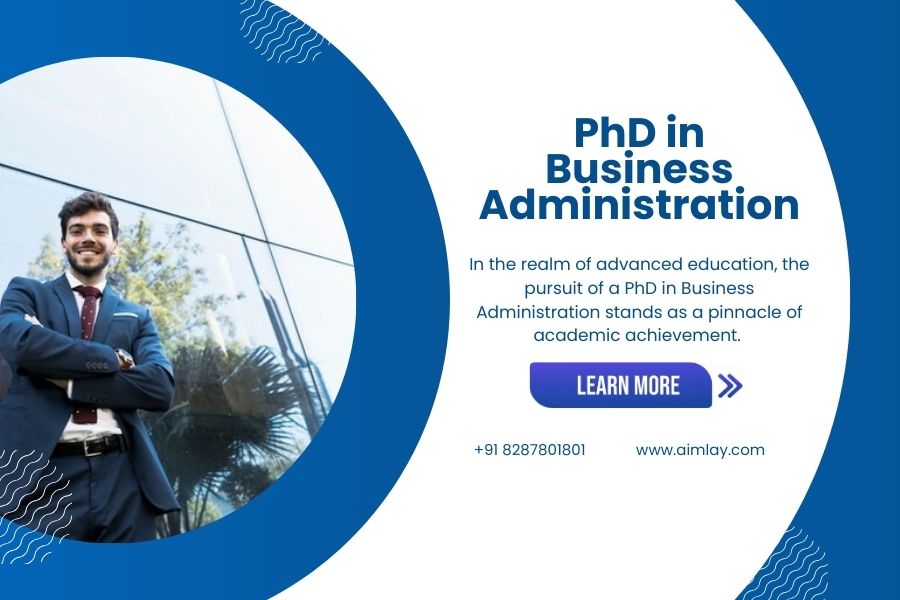 a phd in business