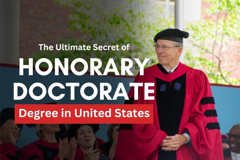 Honorary Doctorate in United States