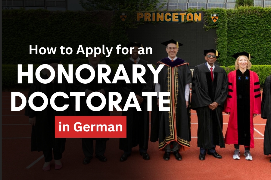 Honorary Doctorate in German