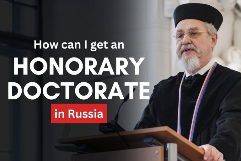 honorary doctorate in Russia