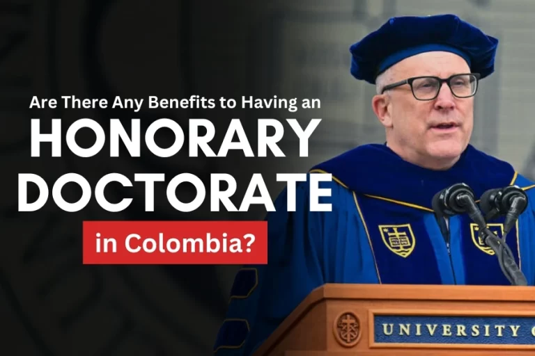 Honorary Doctorate in Colombia