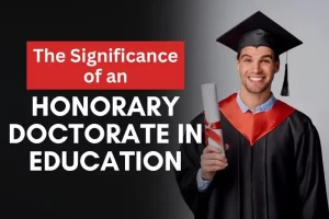 Honorary Doctorate in Education