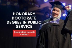 honorary doctorate degree in public service