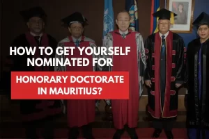 Honorary Doctorate in Mauritius