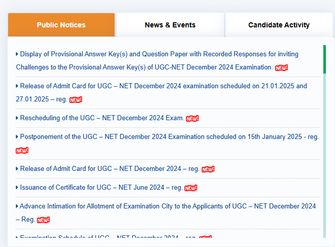 UGC NET Result